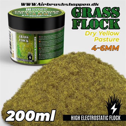 Static Grass Flock DRY YELLOW PASTURE  4-6mm - 200 ml